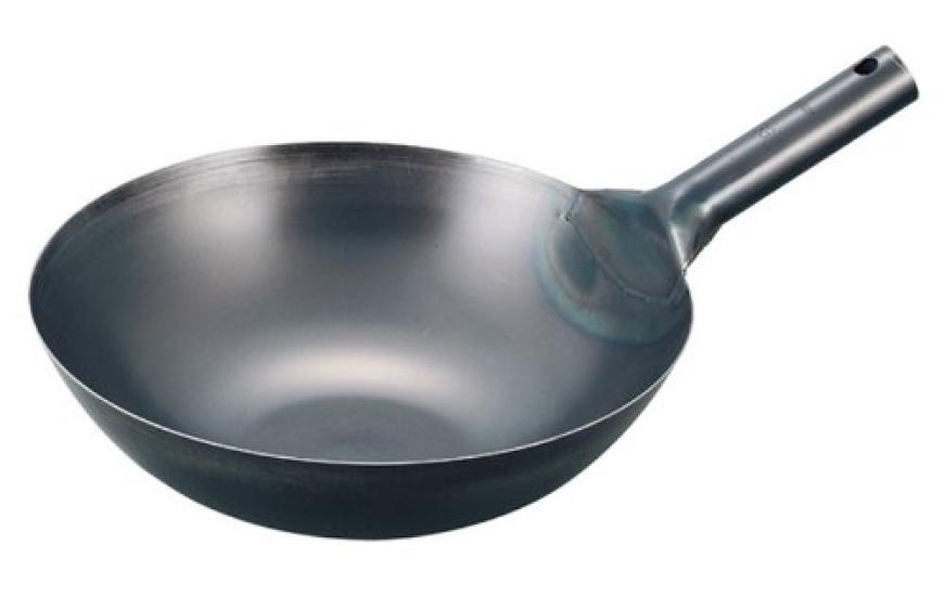 

EBM Iron Blue Temper Pressed Chinese 33cm Saucepan, чорний