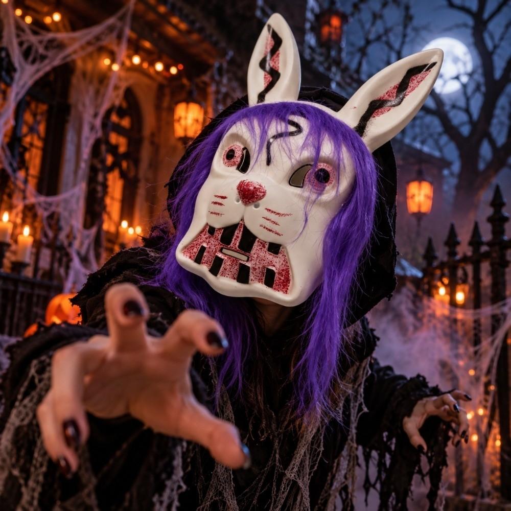 Blutig gruselige Tiere Maske Spukige erschreckende Cosplay Maske Halloween Hasenmaske Halloween Party