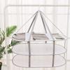 Anti-deformation Clothes Basket Folded Mesh Laundry Basket Clothes Drying Net Rack  Clothes Laundry