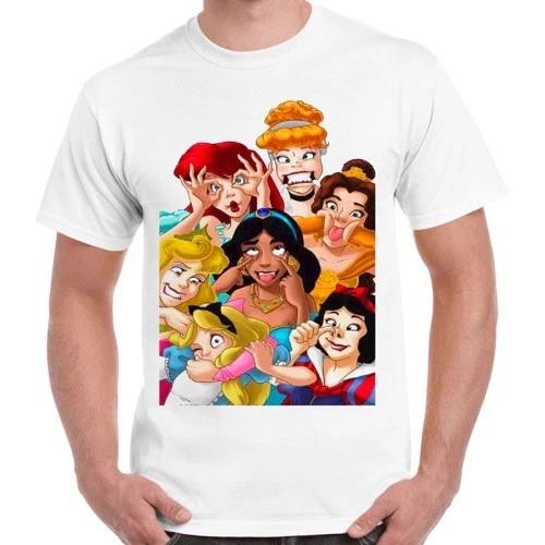 Funny All Characters Princess Retro T Shirt 792 XL