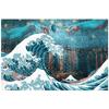 Japan Style Great Wave Kanagawa Surfing Canvas Painting Poster Classical Pictures Prints Katsushika Hokusai Painter Home Decor