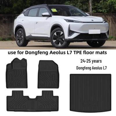 2024-2025 Dongfeng Fengshen L7 TPE 3D All-Weather Floor & Trunk Mats with Starry Blanket Carbon Fiber Texture