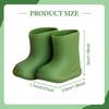 Doll Miniature Shoes Flexible Nonslip Rain Boots Toy Costume Replacement Silicone Handmade