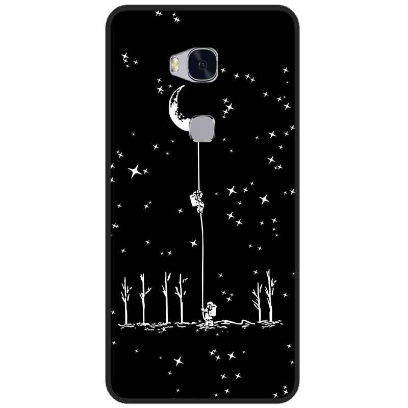 For Huawei GR5 2016 Honor 5X Phone Case Cute Silicone Case For Huawei Honor 5X 5 X Cover KIW-L21 5.5 " Soft TPU Protection Shell