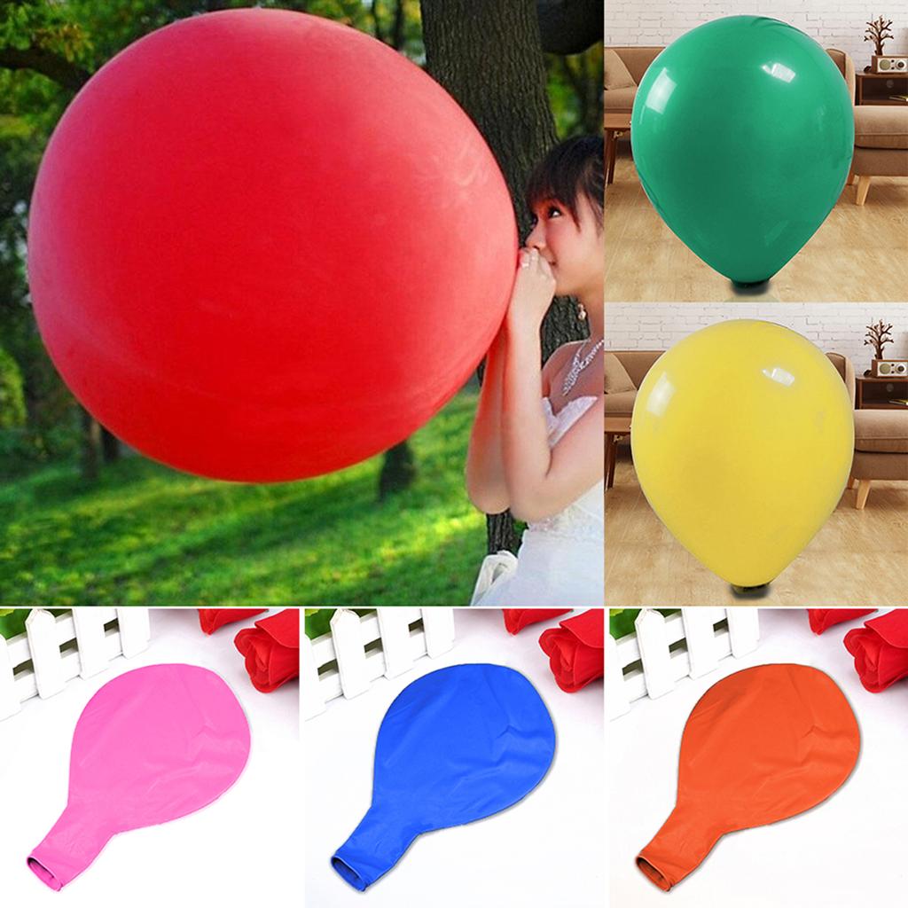 36 tums Transparent Party Supplies Festival Födelsedag Bröllop Jätte stora stora latex ballonger