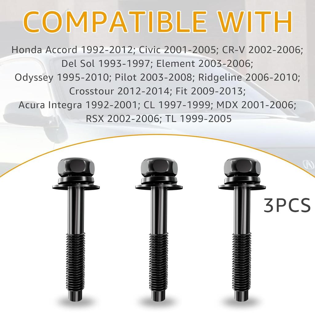 41085 Engine Air Filter Box Cover Screw Bolts, Air Cleaner Fastener Compatible with Honda Civic CR-V Odyssey Element 90091-RAA-A00, 90091-P36-000,