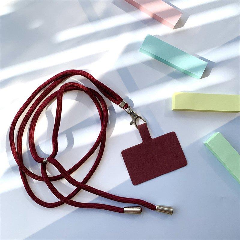 

Регулируемый универсальный мобильный телефон через плечо, подвесная прокладка для мобильного телефона, длинный повод, телескопический, с защитой от потери, хит продаж, чехол для телефона с ремешком, трансграничный 73cm