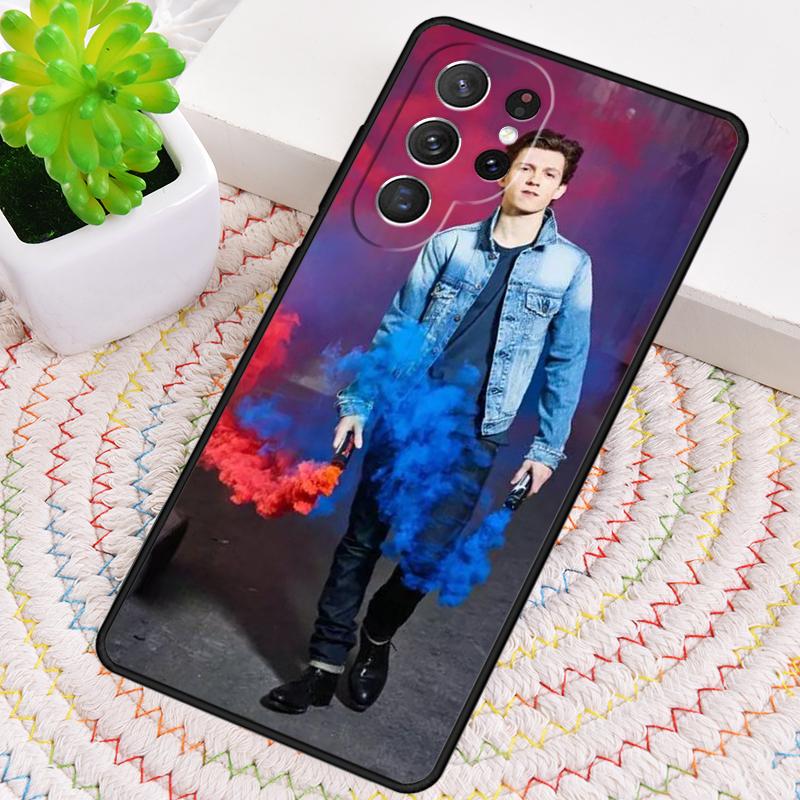 movie star Tom Holland Silicone Phone Case For Samsung Galaxy note 10 pro S26 S25 S24 S23 S22 S21 Plus S25Ultra Capa Cover