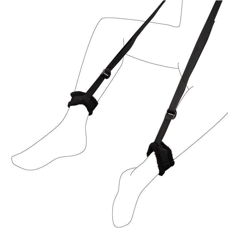 Adjustable Leg-Splitting Flirting Strap - Adult Positioning & Bondage Restraint Toy