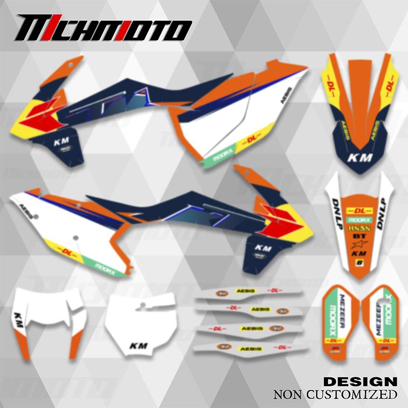 MCHMFG for KTM 125 250 300 350 450 SX SXF 2011-2025 EXC XCW 2012-2026 Motorcycle Graphics Backgrounds Decals Stickers Kits