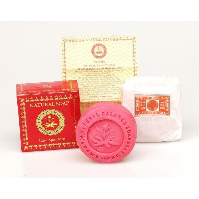 Savon - Madame Heng - 150g - Vitamine E - Extrait de Rose - Sans Parabène