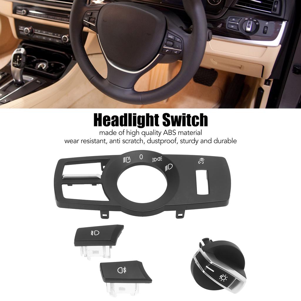 Headlight   Rotation Button Headlamp Control Panel Car Interior Accessories for 5 6 7 Series X3 X4