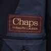 Chaps by Ralph Lauren 80s wool suit Setup Upper C-98/lower 82 Navy Men's Used
