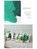 Chenille Embroidered Christmas Tree Pillowcase - Festive Cushion Cover for Sofa and Bed Decor.
