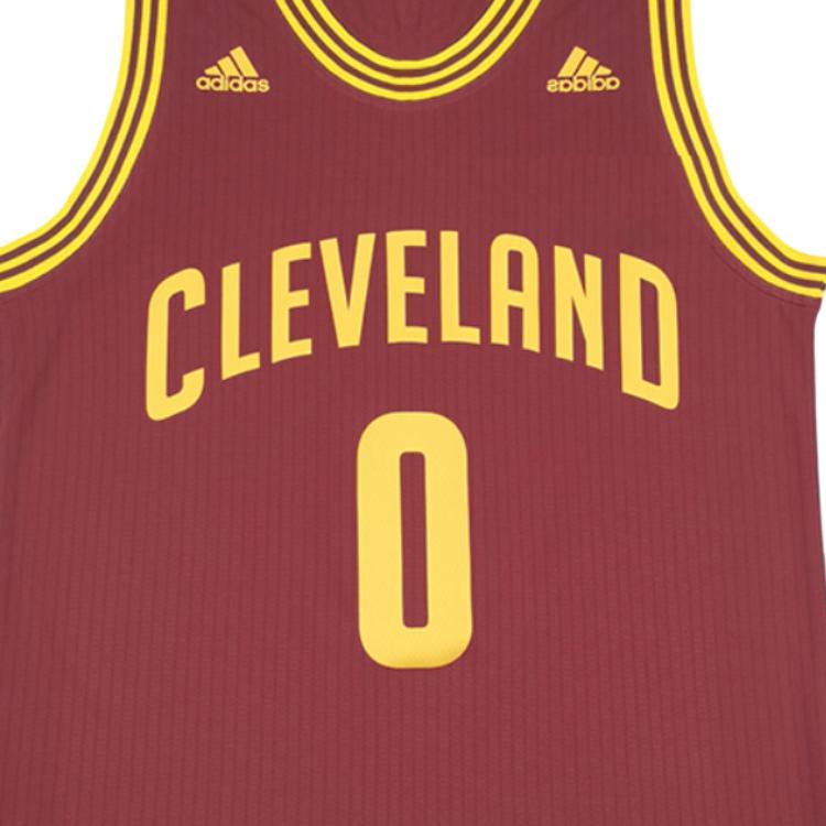 Adidas NBA Swingman Fan Edition 0 Kevin Love Away Jersey Unisex Basketball Jersey Wine-Red 7470A-327-K92630