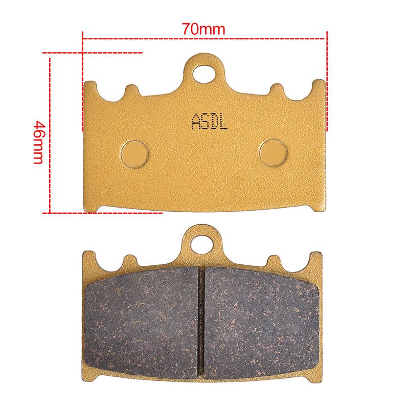 Front Rear Brake Pads Kit For SUZUKI GSR400 GSR 400 2006-2008 GSR600 GSR 600 K6 K7 K8 2006-2010 Ceramics Front