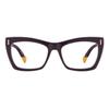 Lunettes de Vue MISSONI MIS 0207 53/17/145 0T7 PLUM ACETATE FRAMES WOMAN MISSONI MIS 0207 PLUM Optical frames 53