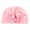 Newborn Baby Toddler Cotton Hat Baby Girl Knotted Hat Cute Donut Soft Turban Flower Head Cap