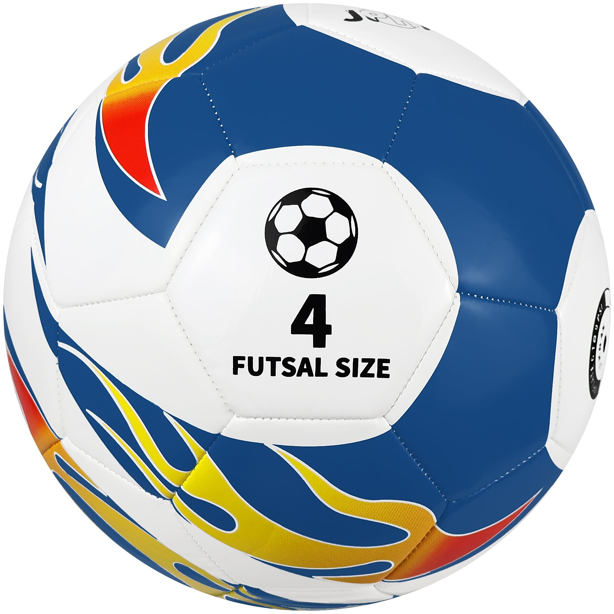 

JPHNAN Futsal Ball, Size 4, Adult/Junior (Official Size) - High-Durability TPU Material, Low-Rebound Design for Reduced Bounce, Ideal for Ball Control