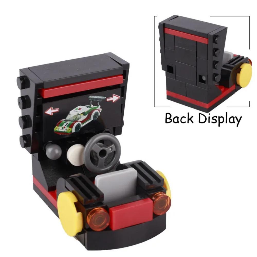MOC City Poker Table Building Blocks Slots Ski Ball Game Console Chess Cards Game Machine Room Scene Bricks Toys Gift