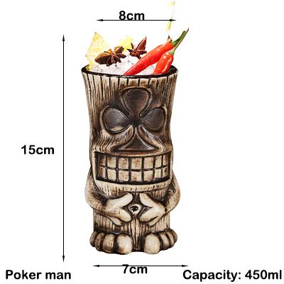 Tiki Mug Tiki Tumblers Ceramic Hawaiian Party Mugs Glasses