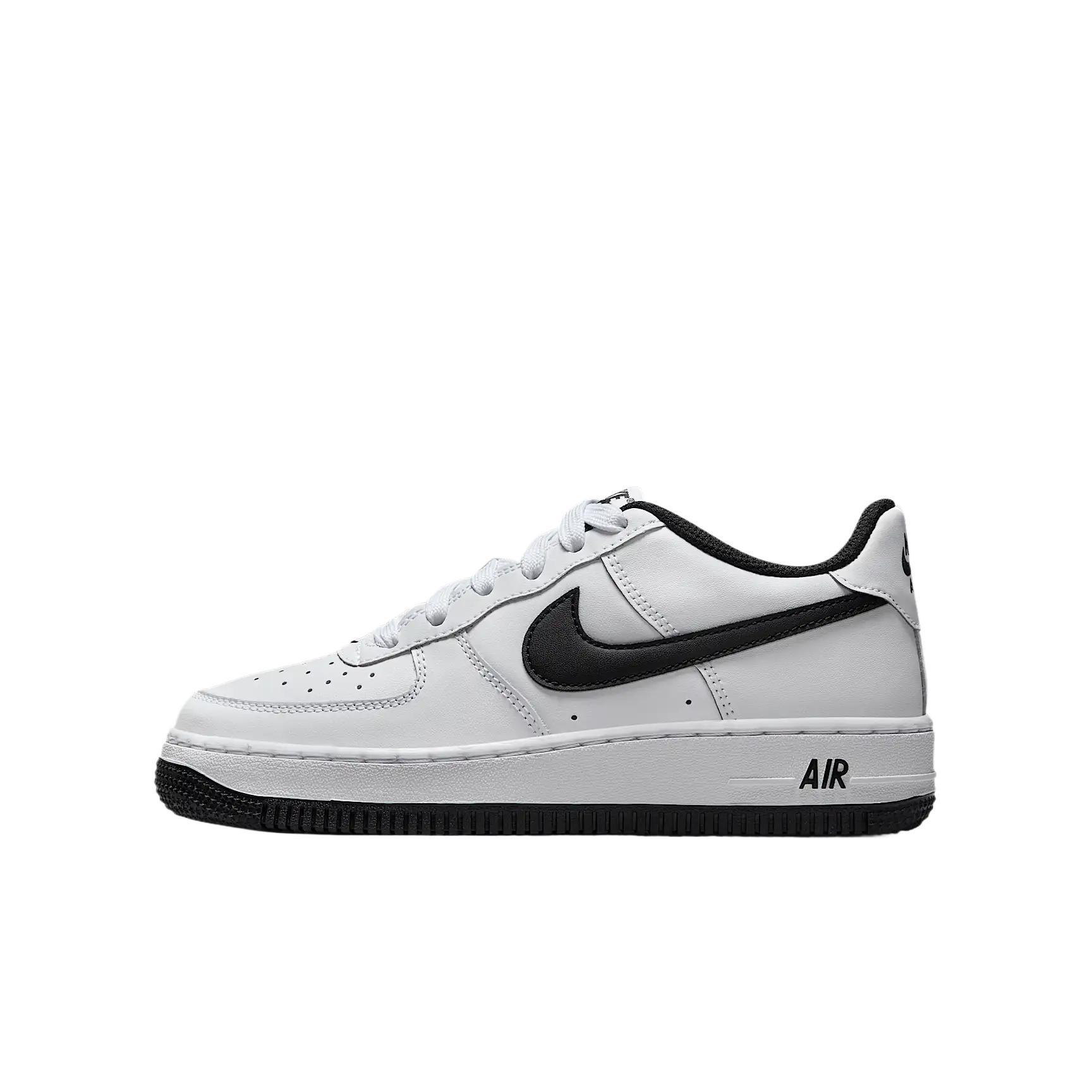 (GS) Nike Air Force 1 LV8 White Black Kids IB8845-100 EU 40