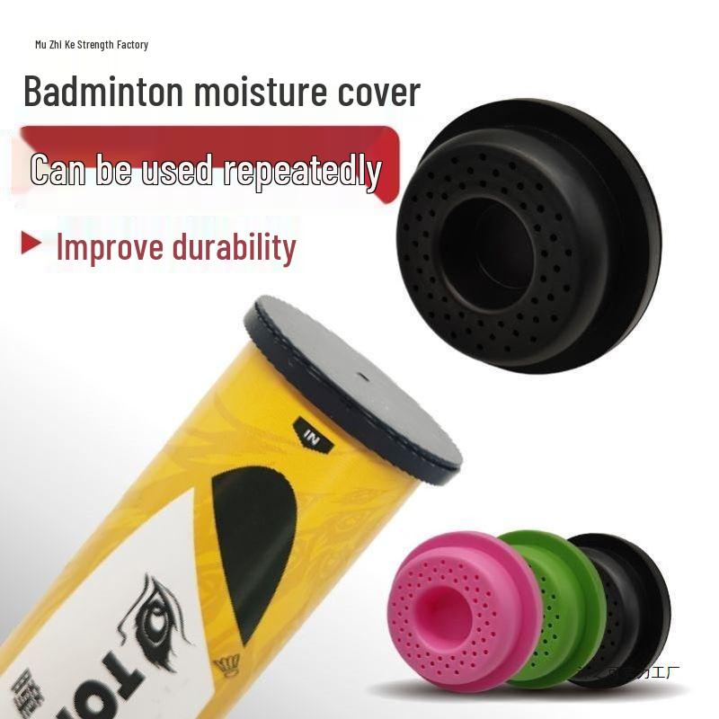Portable Transparent Badminton Tube with Moisturizing Lid - Handmade Storage for Shuttlecocks