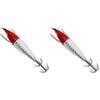 2-10PCS 5.5g Laser Luminous Floating Horizontal Wood Shrimp Lure Squid Jigging Shrimp Hook Octopus Cuttlefish Fishing Baits