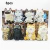 Cat Figure Action Cartoon Model Toy Decoration Kid Ornament Tabletop Ornament