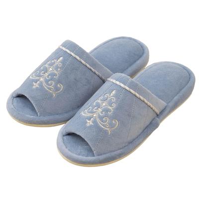 Senko NYNAS Romance Shell Toilet One Size Fits Most Slippers, Blue,