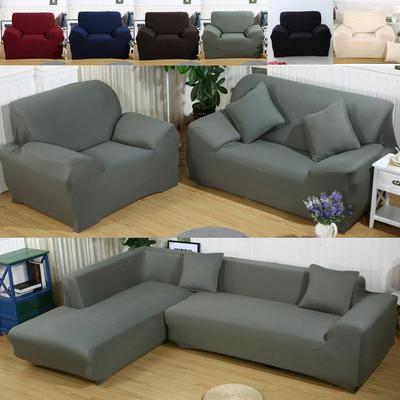 1/2/3/4 Seater Universal Stretch Chair Sofa Covers L-Couch Protector Slipcover