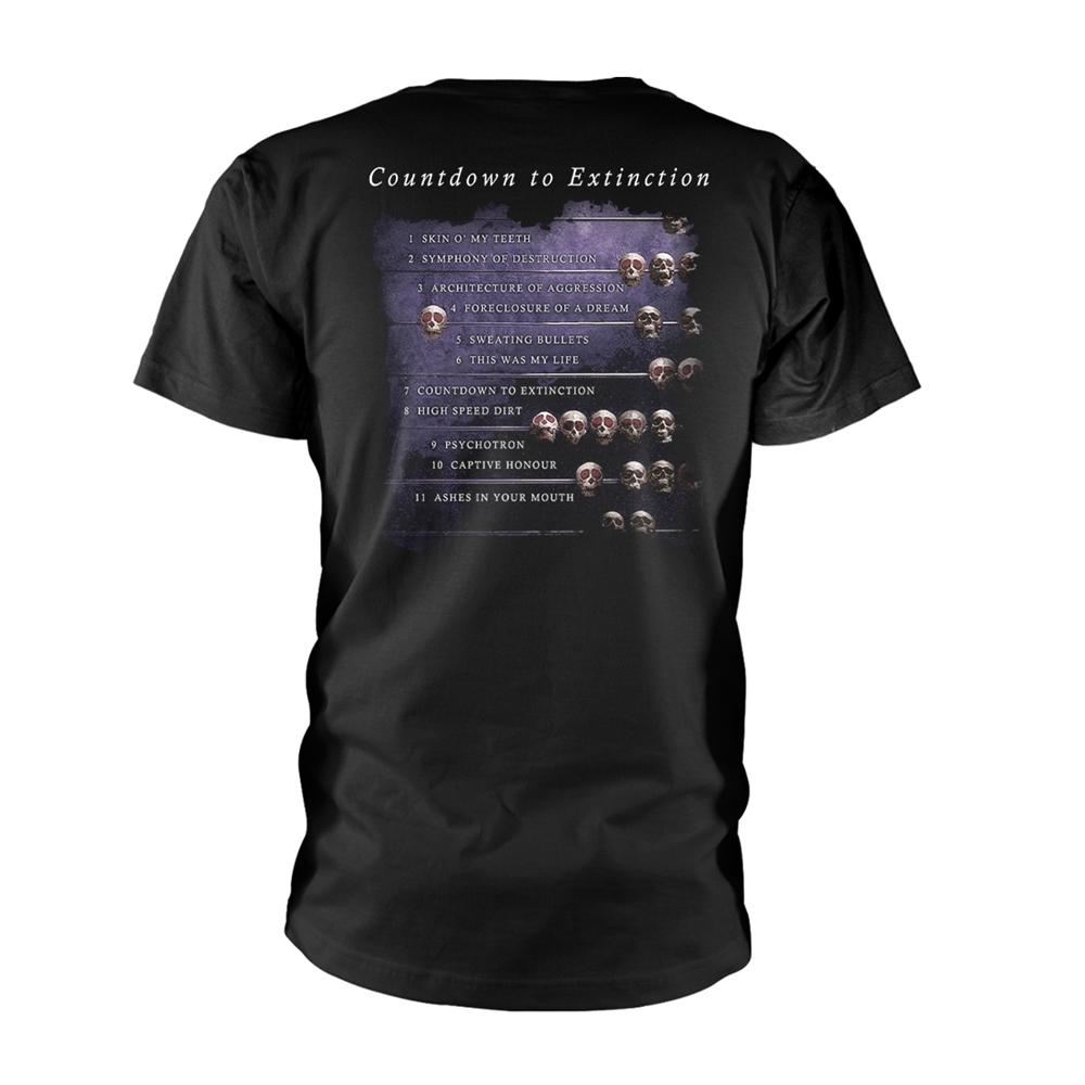 Megadeth Unisex Adult Countdown To Extinction T-Shirt