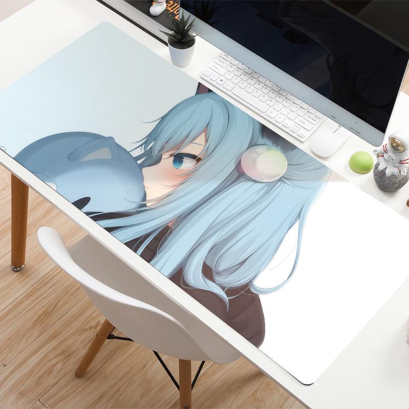 Nekoha Shizuku Extra Large Anime Mouse Pad with Precision Stitched Edges