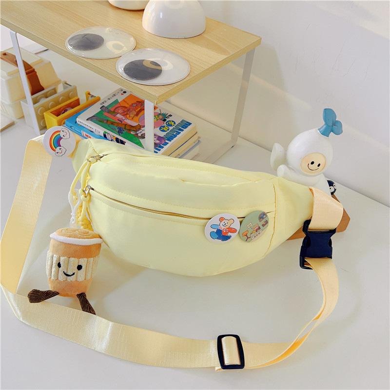 

Oxford cloth casual bag women s summer new Korean version messenger bag fashion fanny pack niche Japanese casual breast bag single package