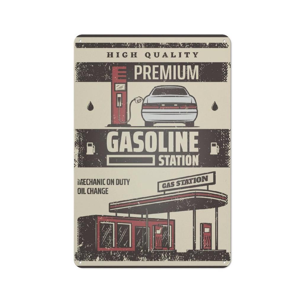 1 Pack Distressed Metal Sign with Rusted Antique Appearance for Bars Home Walls, Sizing Options 20x30cm or 30x40cm