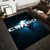 CSGO Gaming Rug with Bold Design and Vibrant Colors Suitable for Use As an Anti-slip Game Mat for Living Room and Bedroom Sofas
