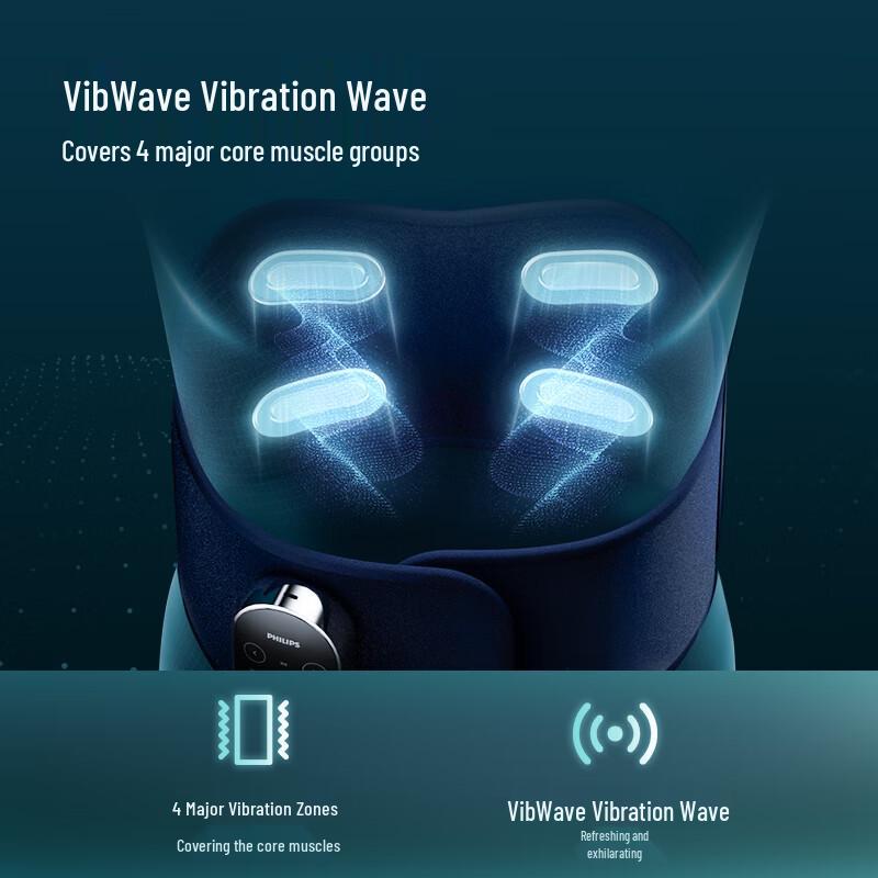 Philips Wireless Waist Massager with Heat, Cold & Vibration