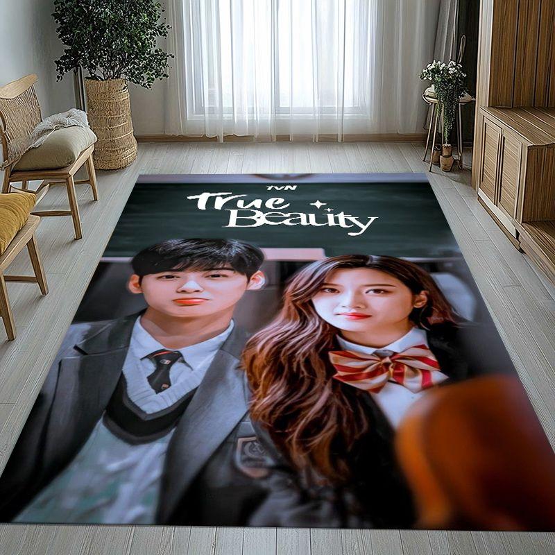 True Beauty Hwang In Youp Cha EunWoo Living Room Non-Slip Area Rug Soft Carpet for Bedroom Kids Playroom Sofa,Home Decor Doormat