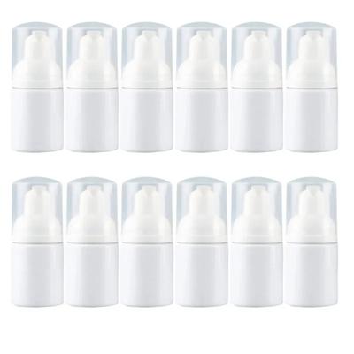 12Pcs 30ML Refillable Empty Foam Dispenser Bottle Plastic Bottle Portable for Cleaning Travel Mini Foaming Soap Pump