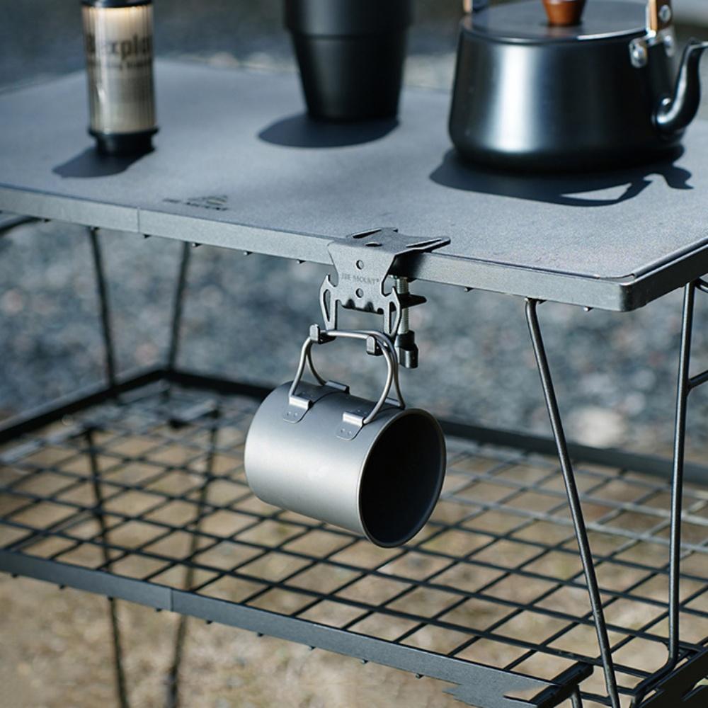 New Hang Gas Canister Hook Outdoor Multi-purpose Gas Tank Hook With Hanging Plate Bottle Opener Camping Table Gas Stove TankHook