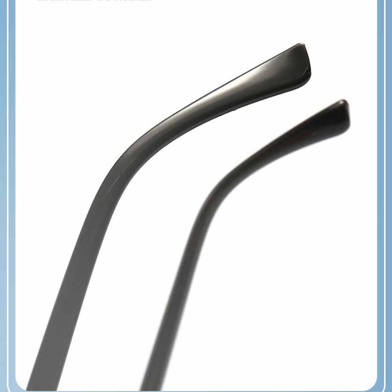 Okulary przeciwsłoneczne fotochromowe Klasyczne okulary przeciwsłoneczne Rice Nail Half Frame Okulary przeciwsłoneczne Outdoor bez polaryzacji