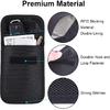Wisdompro RFID Key FOB Protector for Car Key Signal Blocking, WP4697 Faraday Bag for Anti-Hacking, Anti-Theft Pouch