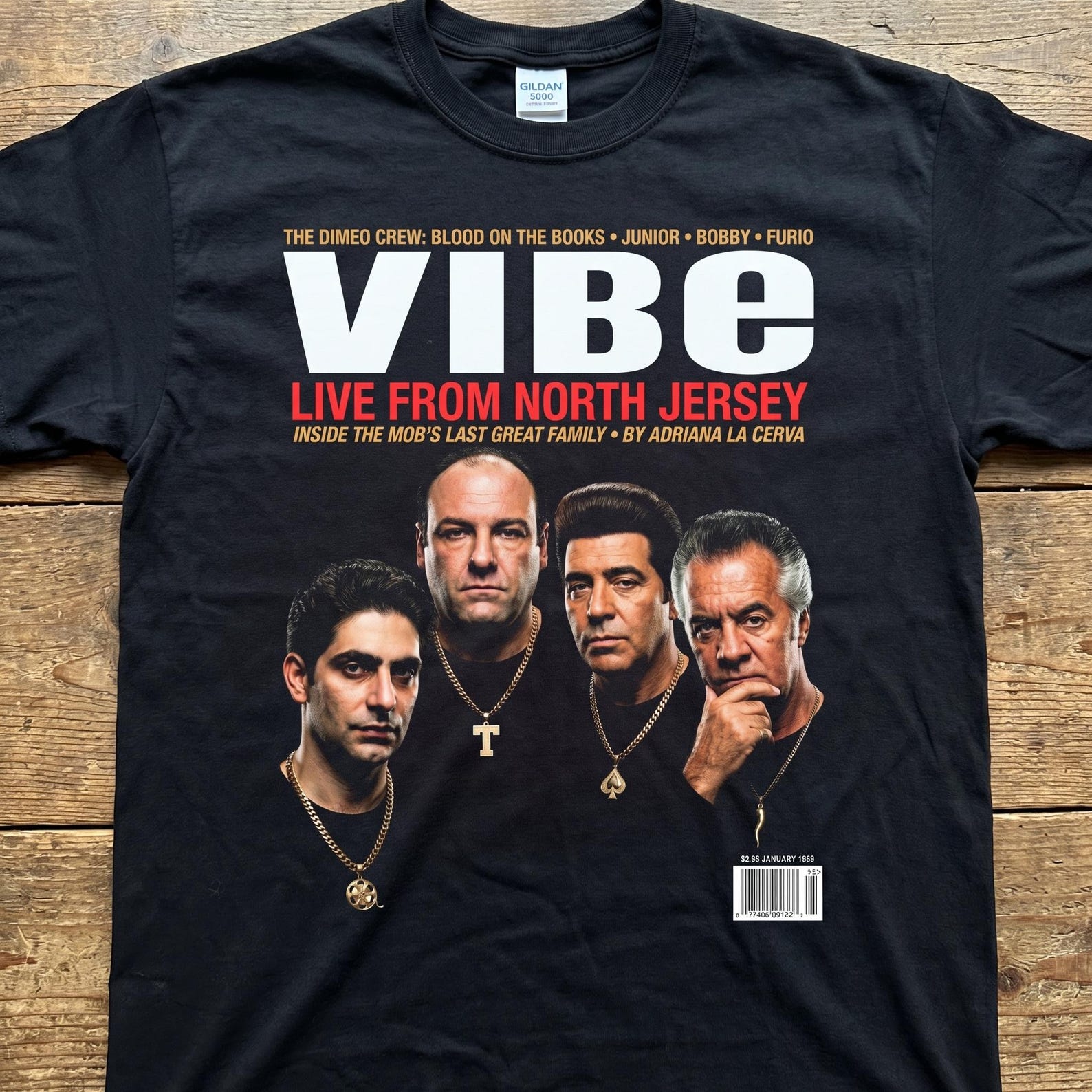Sopranos Vibe Magazine Tee L