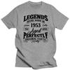 Legends Were Born in 1953 Year of Birth Birthday T Shirts Summer Style Graphic Cotton Streetwear Grandpa T-shirt Mens Clothing