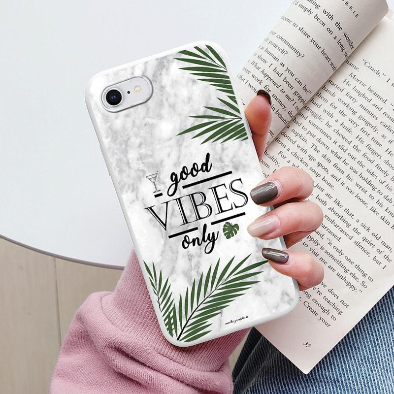 Fashion Marble Cover For iphone SE 2020 7 8 Plus Soft Protective Cases Silicone Coque Bumper Fundas For iphone 8+ SE2020 Shell