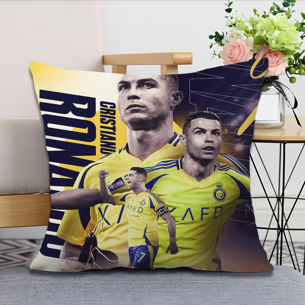 Federa Cuscino R-Ronaldo Custodia Stanza Camera da letto Divano Soggiorno Stella Schienale Auto C-Cr7 Quadrato Calcio Testiera