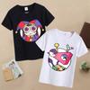 The Amazing Digital Circus Kids T-shirts Cartoon Printed T-shirt Boys Casual Sports Short Sleeves Tops Summer Children Clothing