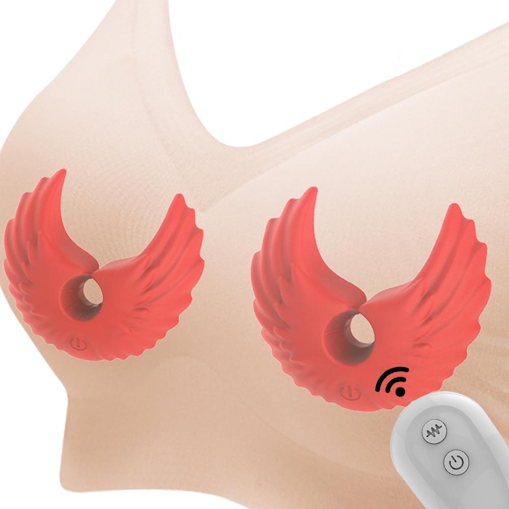 Nipple Toys Clamps Remote Control Breast Vibrator BDSM Nipple Stimulator Adult Sex Toy & Games for Women Couples Sexual Pleasure
