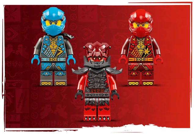 Klocki lego ninjago 71830 burzowy jeździec mech kaia 7+ (elementy: 333)