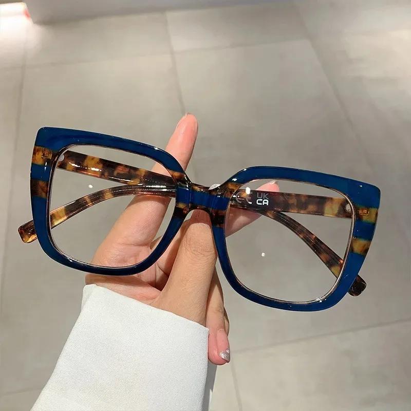 Vintage Anti Blue Light Optical Cat Eye Sexy Ladies Glasses Women Luxury Brand Designer Trend Myopia Prescription Eyewear Frame